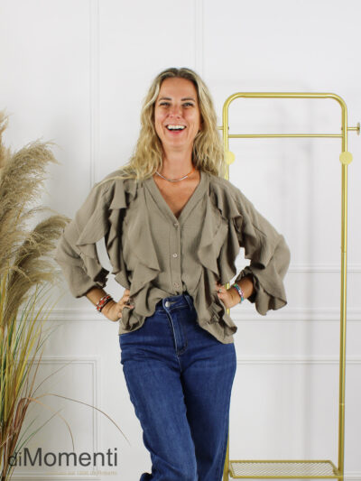 Blouse Lucia - Taupe