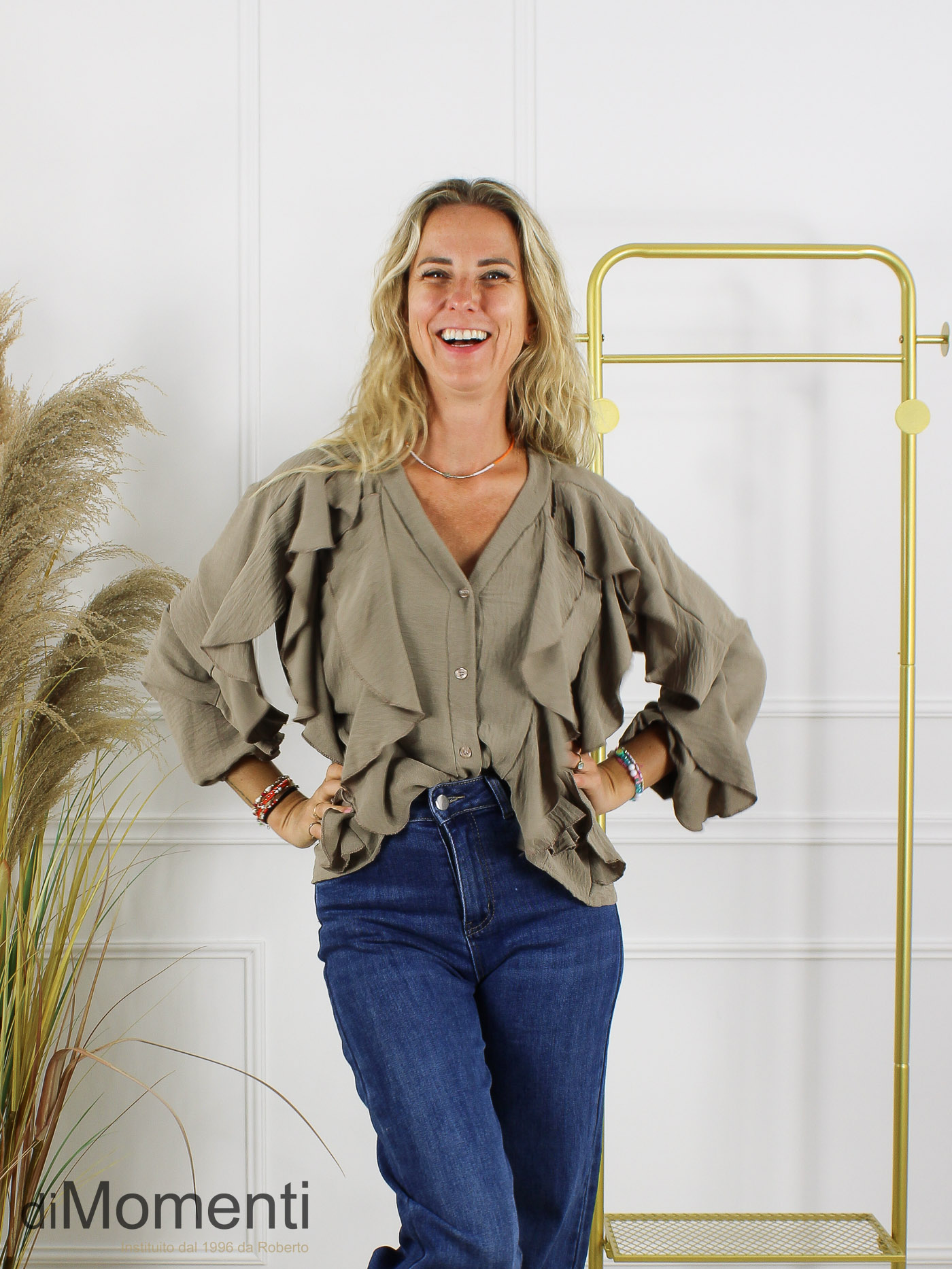 Blouse Lucia - Taupe