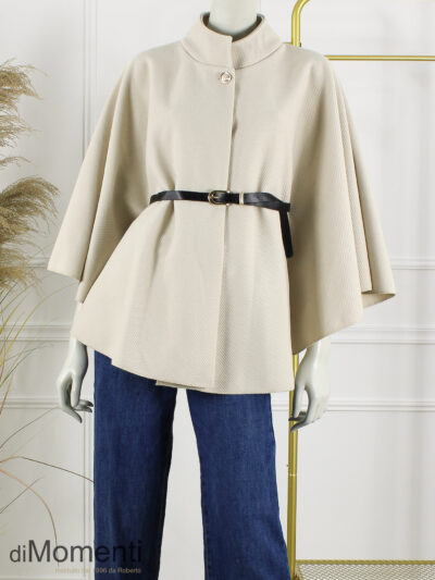 Poncho Napoli - Licht Beige