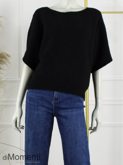 Gebreide Top Emily - Zwart