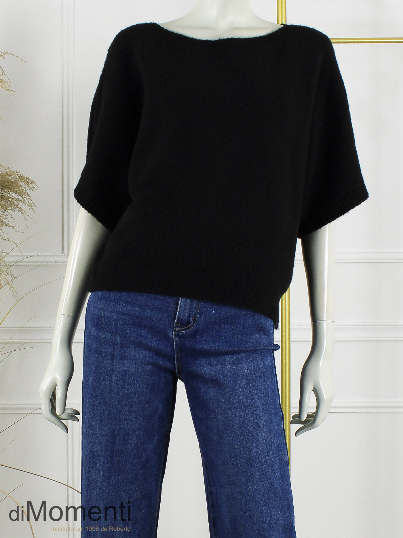 Gebreide Top Emily - Zwart