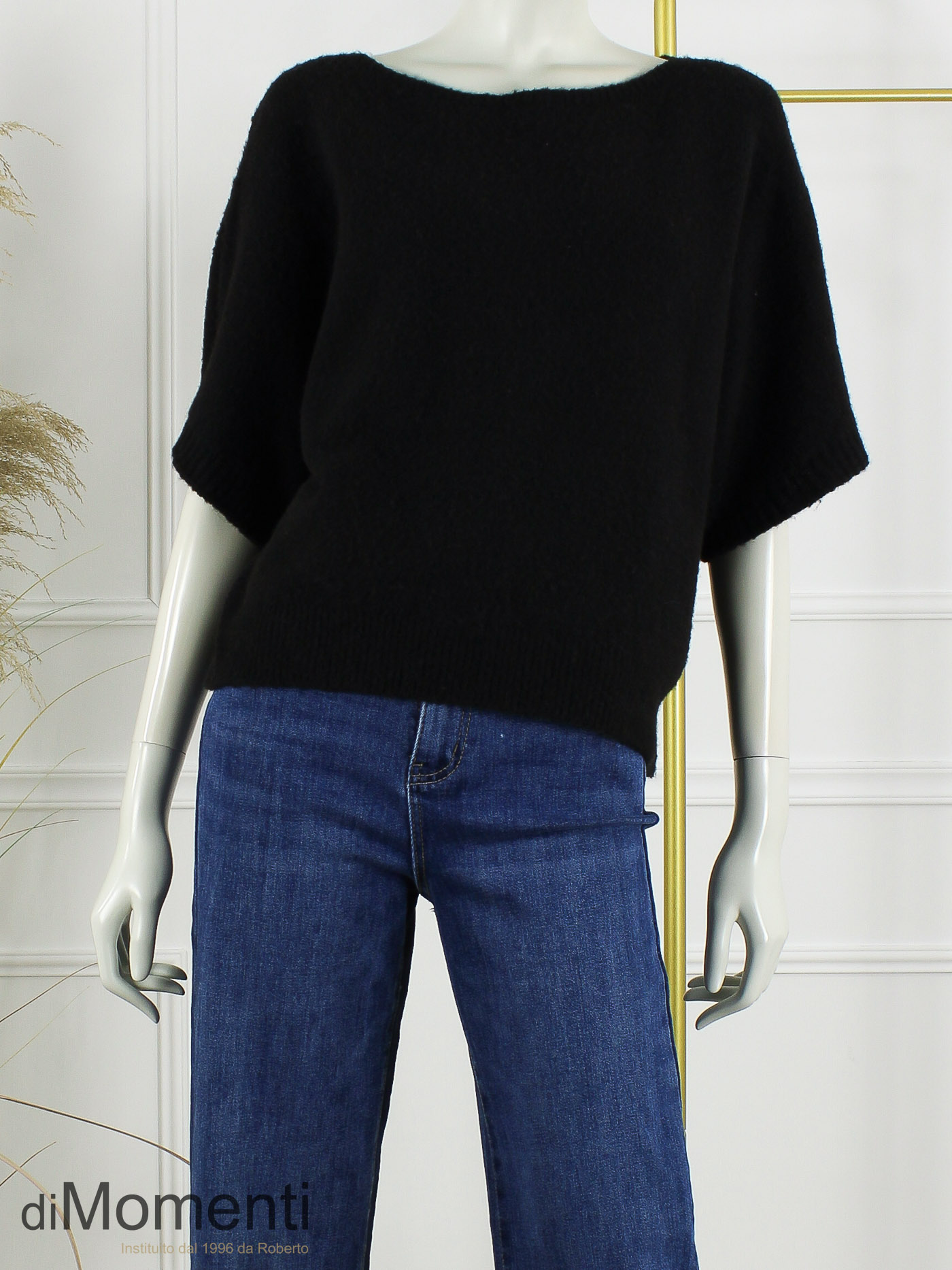 Gebreide Top Emily - Zwart