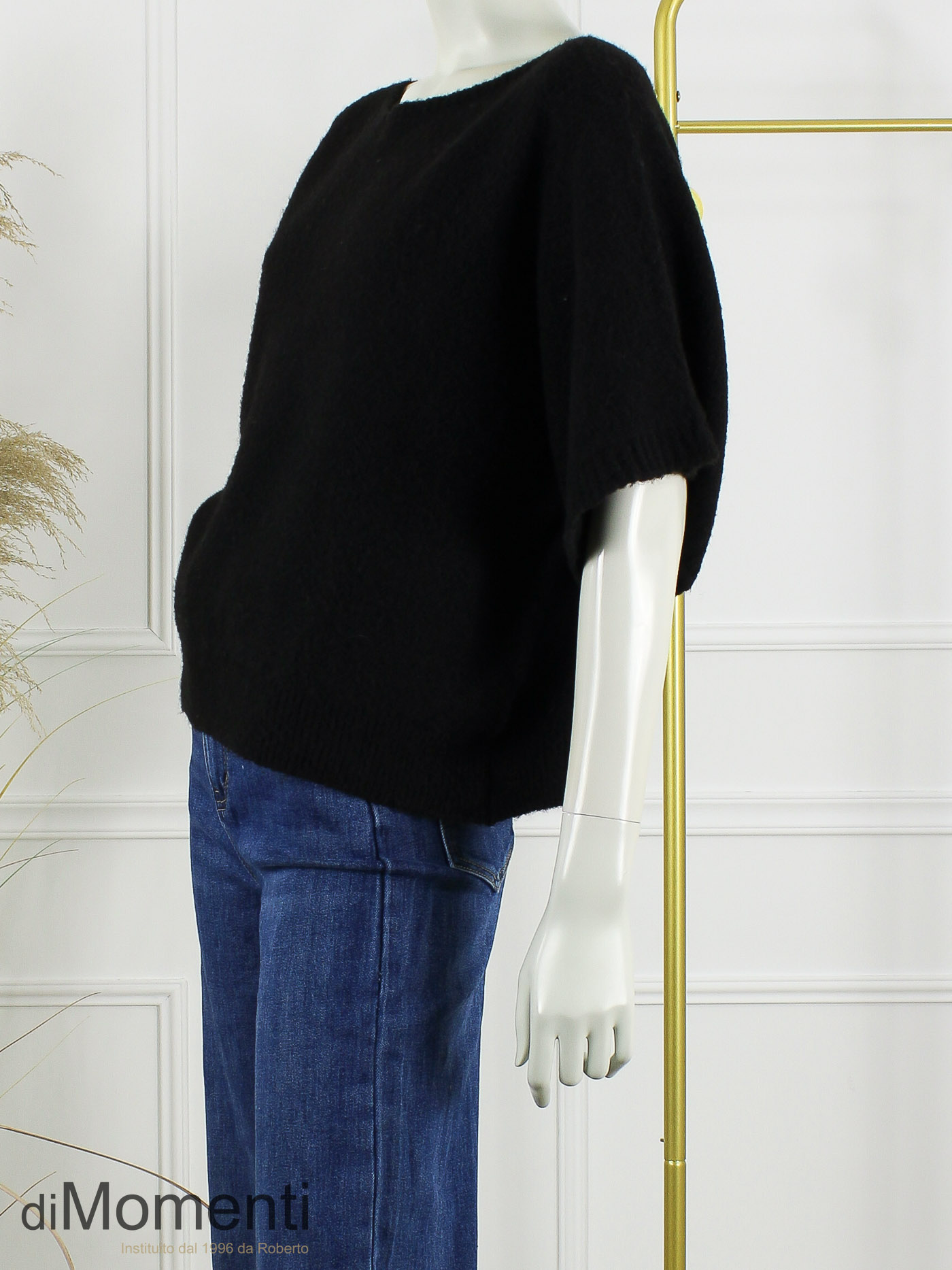 Gebreide Top Emily - Zwart