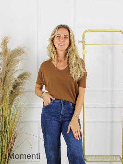Fijn Brei Top Fiore - Toffee