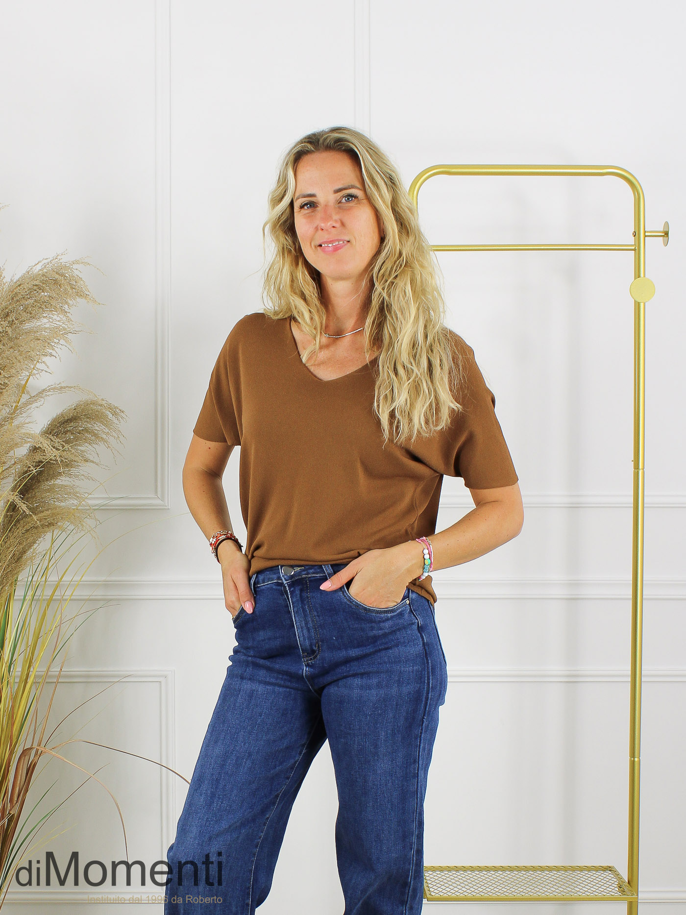 Fijn Brei Top Fiore - Toffee