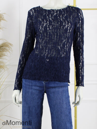 Top Lace - Navy