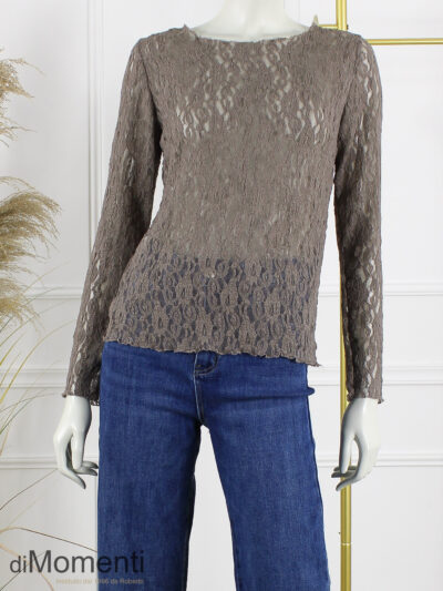 Top Lace - Taupe