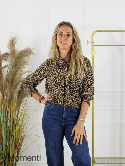 Blouse / Top Verla - Print 4 Camel
