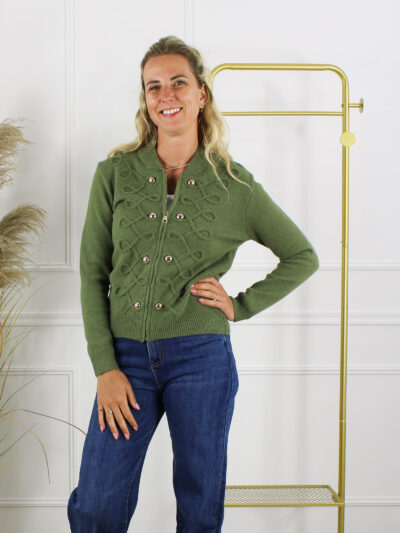 Vest Celine - Army Groen