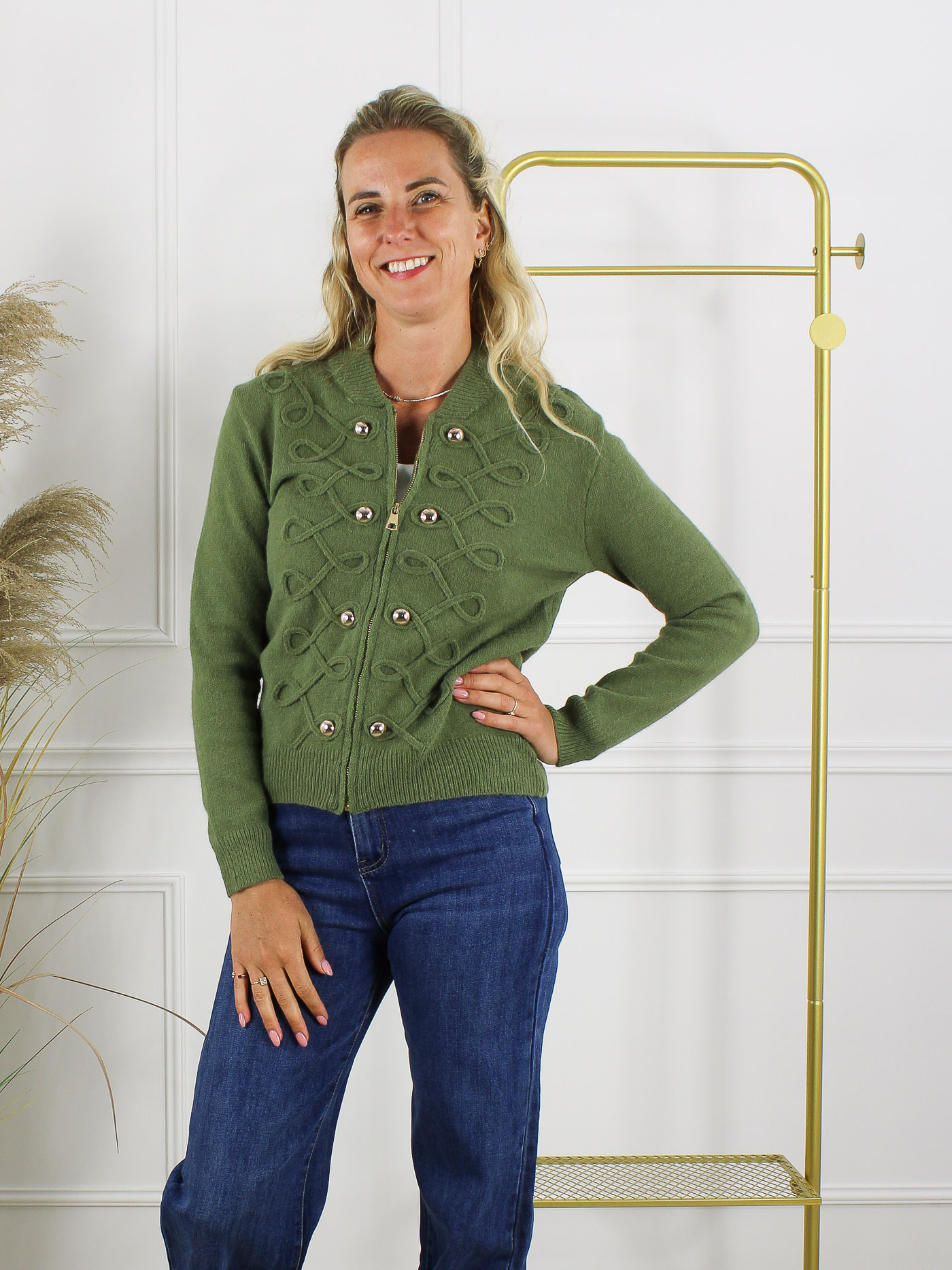 Vest Celine - Army Groen