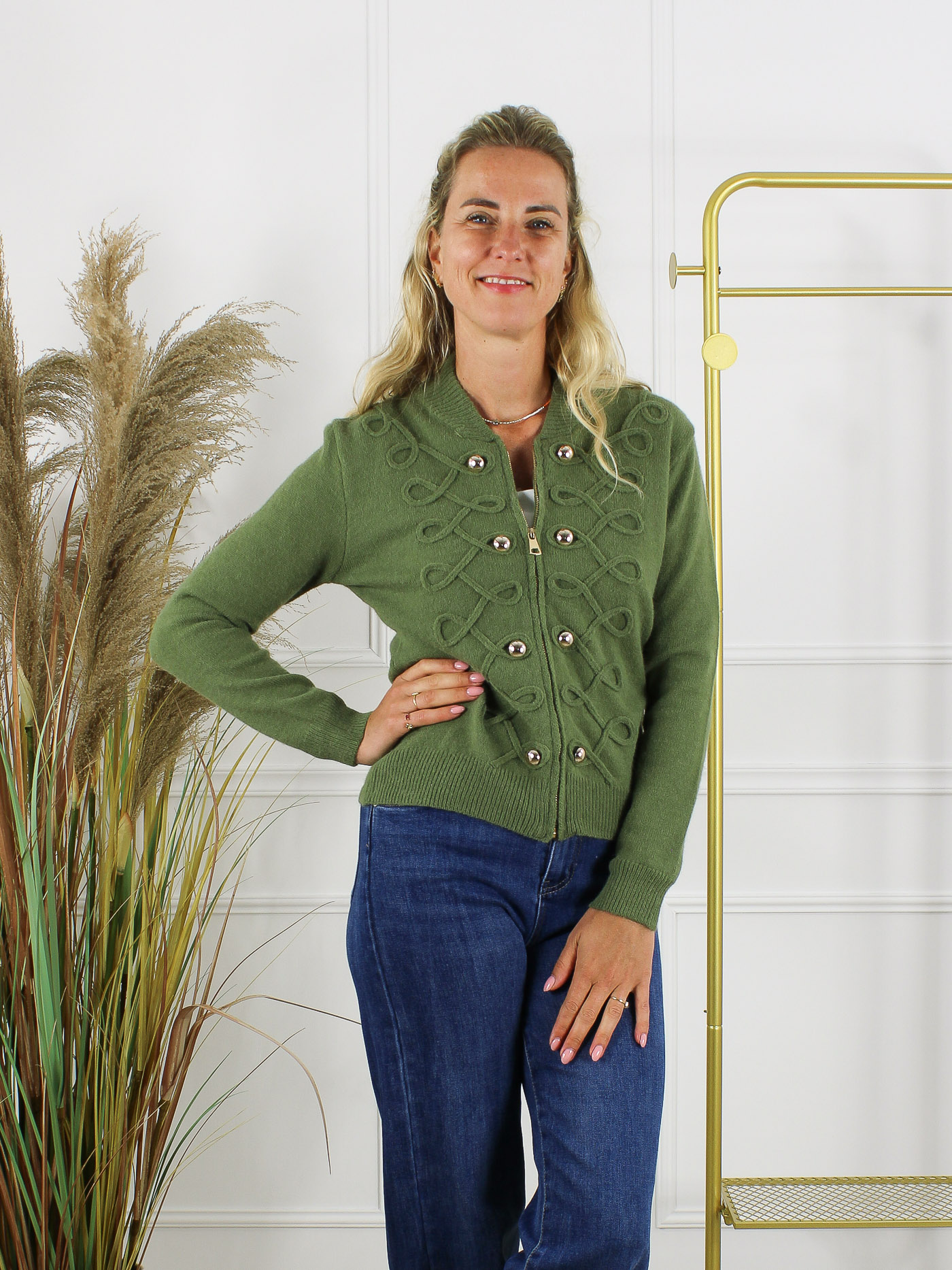 Vest Celine - Army Groen