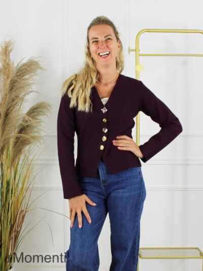 Vest Daisy - Aubergine