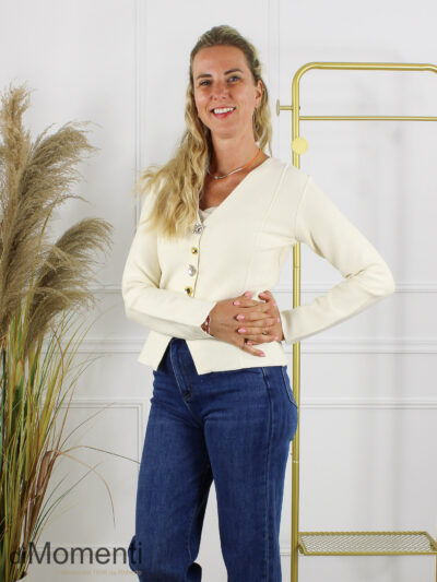Vest Daisy - Ecru
