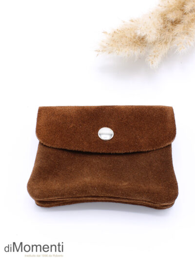 Portemonnee Lizzy - Suede Cognac