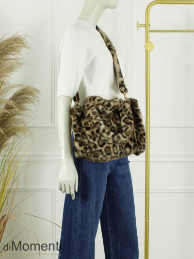 Faux Fur Tas Mira - Beige