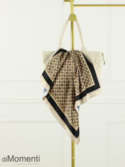 Zijde Look Sjaal Monaco - Beige