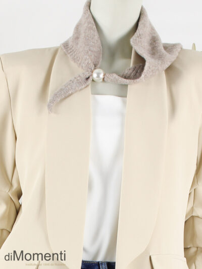 Sjaal Parel Elba - Taupe