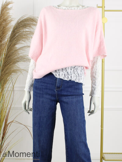 Gebreide Top Emily - Licht Roze