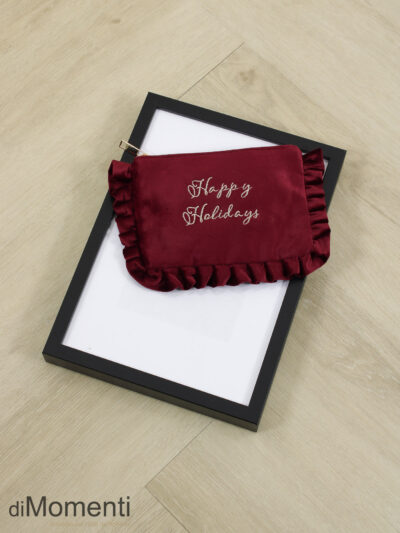 Beauty Bag Happy Holiday - Bordeaux