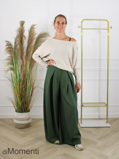 Broek Elena - Army Groen