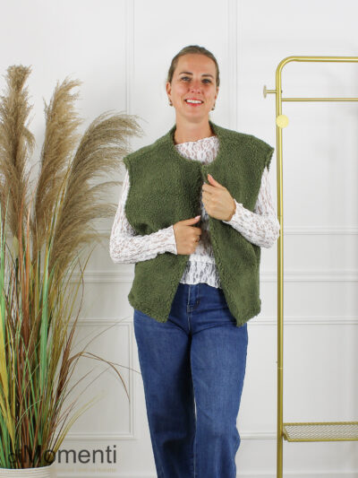 Gilet Amy - Army Groen