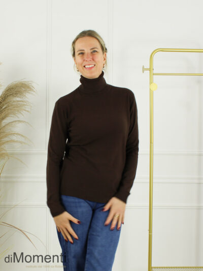 Fijn Brei Top Jasmina Kol - Coffee