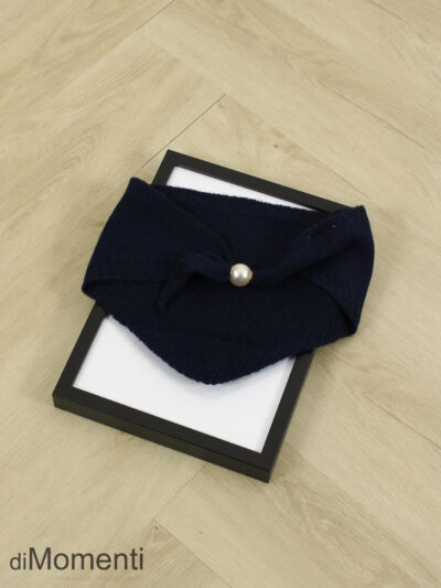 Sjaal Parel Elba - Navy