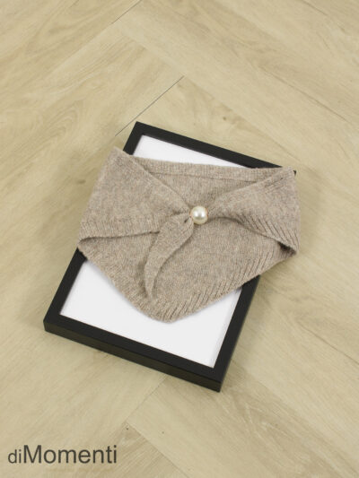 Sjaal Parel Elba - Taupe