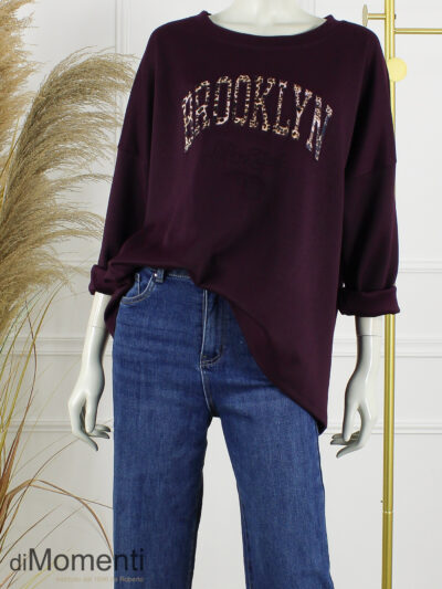 Sweater Brooklyn - Aubergine