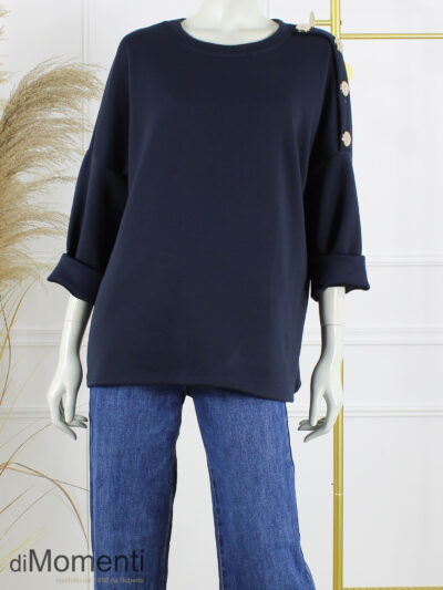 Sweater Button - Navy