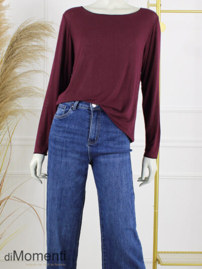 Top Cashmere - Aubergine