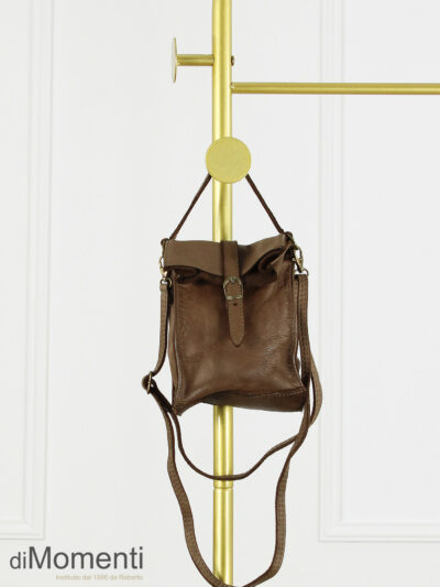 Wild Leder Tas Sanne - Taupe